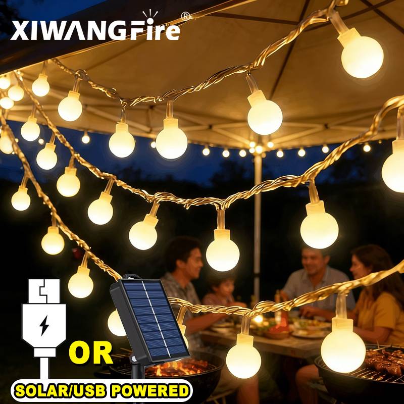 Lampu String Tenaga Surya/USB/ - Outdoor Lighting Effects ulasan dan harga