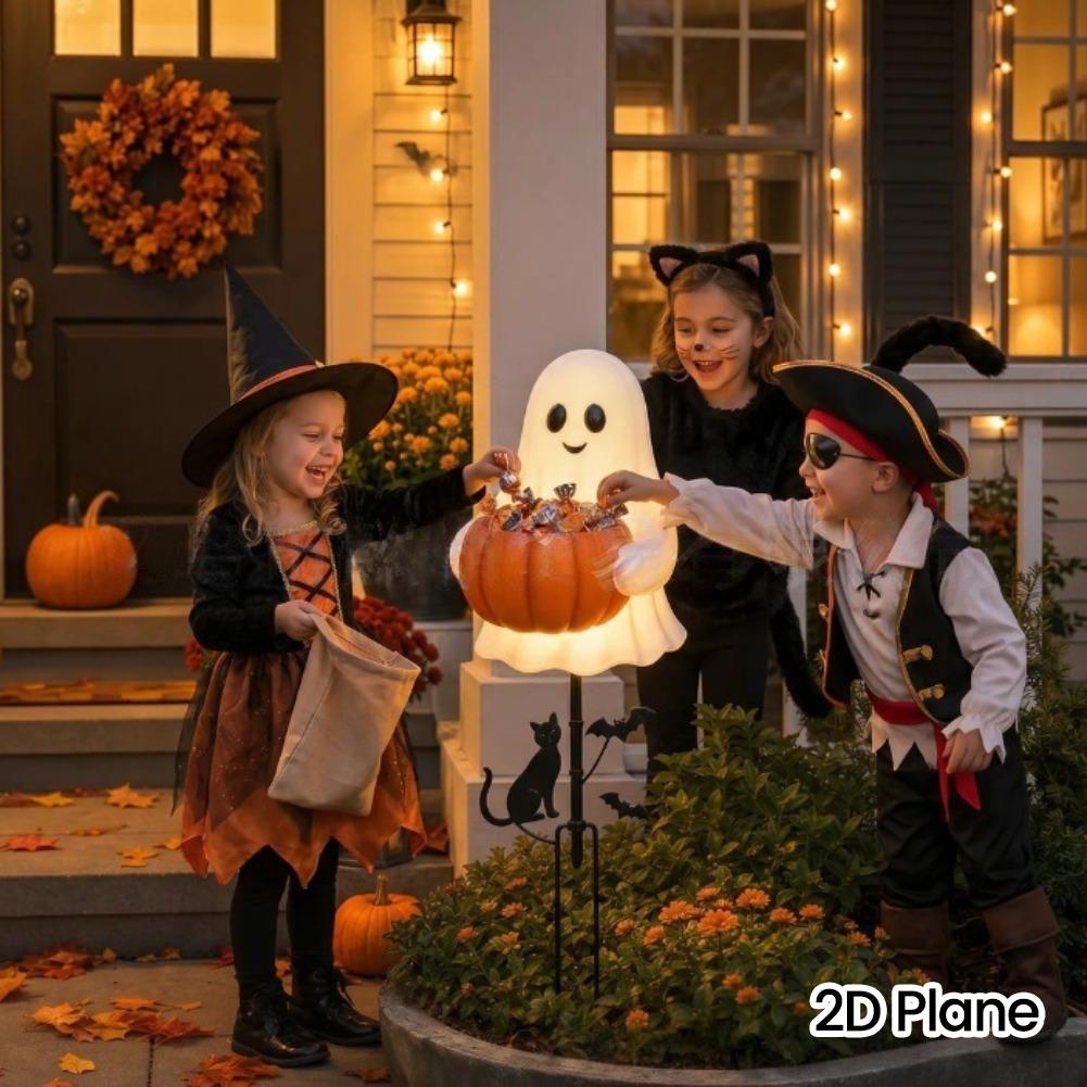 Tempat Permen Hantu Halloween  - Outdoor Lighting Effects ulasan dan harga