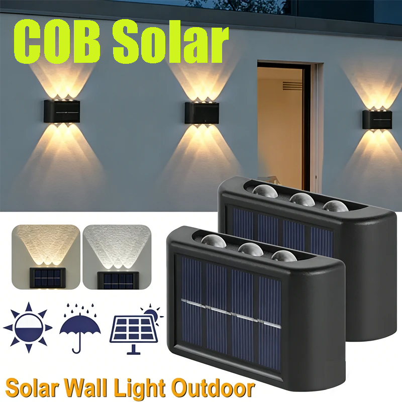 Lampu Dinding Tenaga Surya COB - Outdoor Lighting And Landscape ulasan dan harga