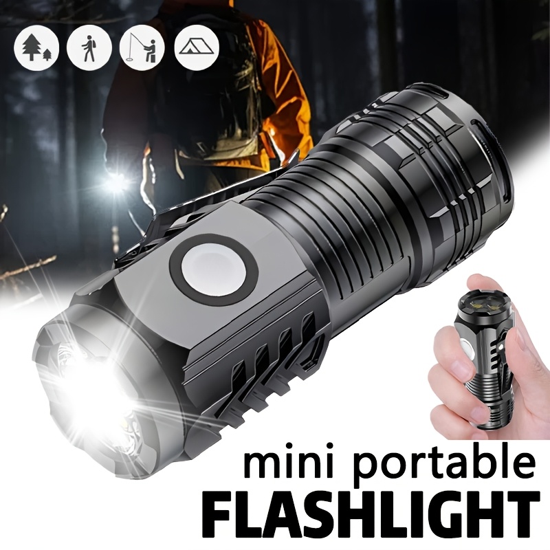 Senter Mini 3LED dengan Klip P - Outdoor Lighting Black ulasan dan harga
