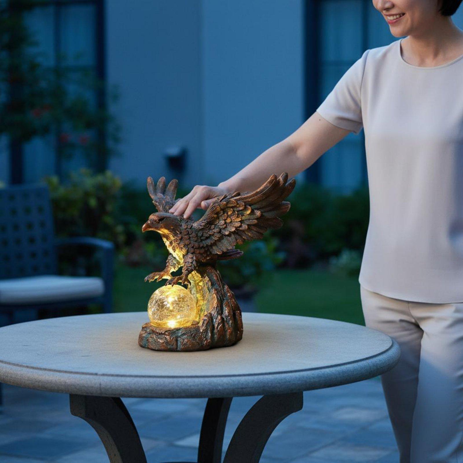 Lampu Patung Elang Tenaga Sury - Outdoor Lighting Pathway ulasan dan harga