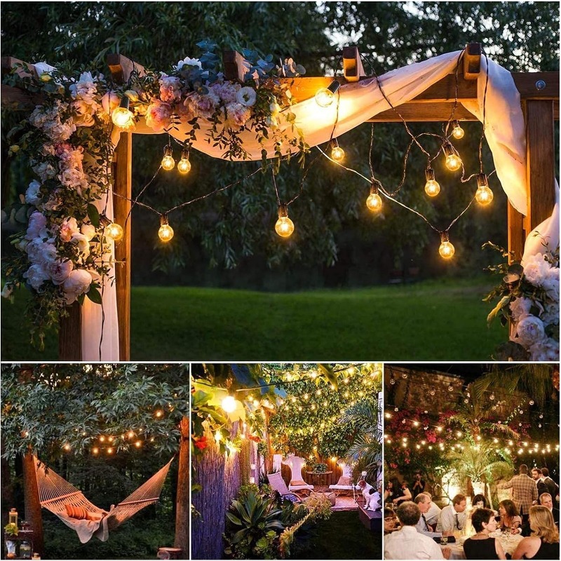 Lampu LED Outdoor 64FT G40 unt - Outdoor Lighting Effects ulasan dan harga