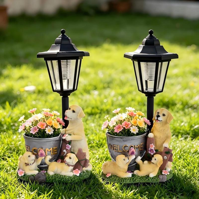 Patung Tanaman Golden Retrieve - Outdoor Lighting And Landscape ulasan dan harga