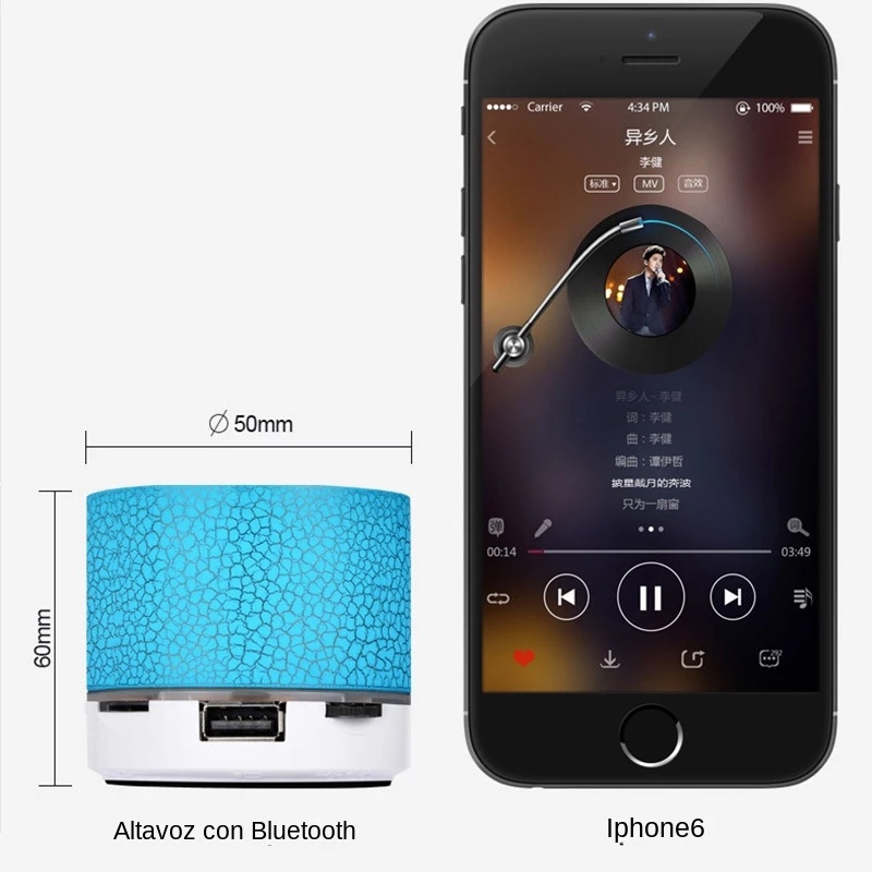 Speaker Bluetooth Nirkabel den - Outdoor Lighting Wireless ulasan dan harga